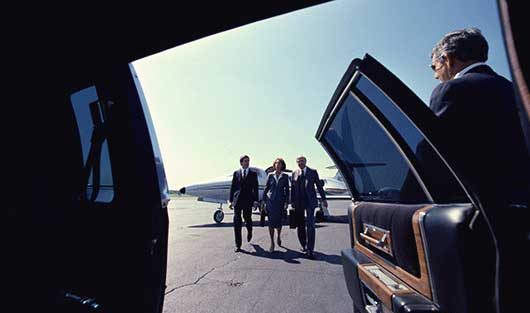 MK Luxury Limo chauffeur with an executive vehicle