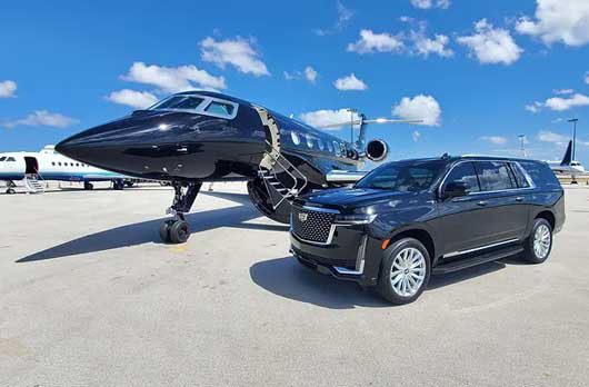 MK Luxury Limo airport transfer service at DFW